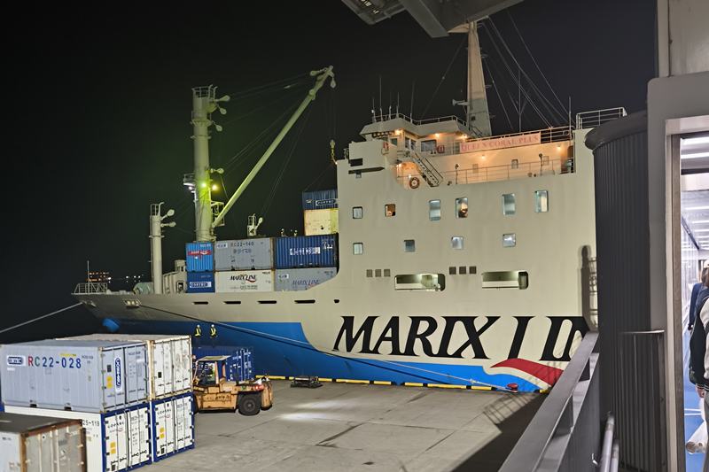 帰りのフェリー